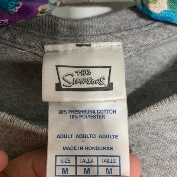The Simpsons Matt Groening 2017 graphic short sleeve T-shirt medium grey - Picture 4 of 6